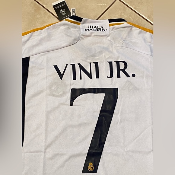 Spain España Real Madrid Vinicius Junior Jersey # 7 , Unisex - Picture 2 of 11